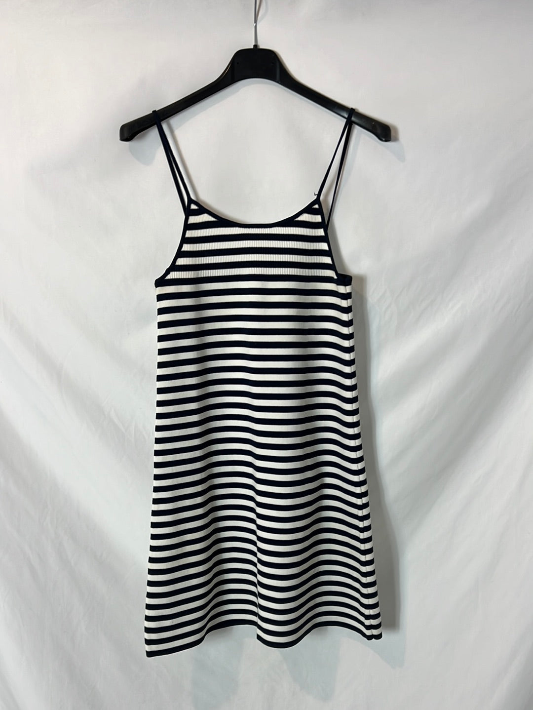 MANGO. Short stretch striped dress. TS