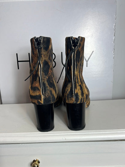 ISABEL MARANT. Botines textura animal print. T 39