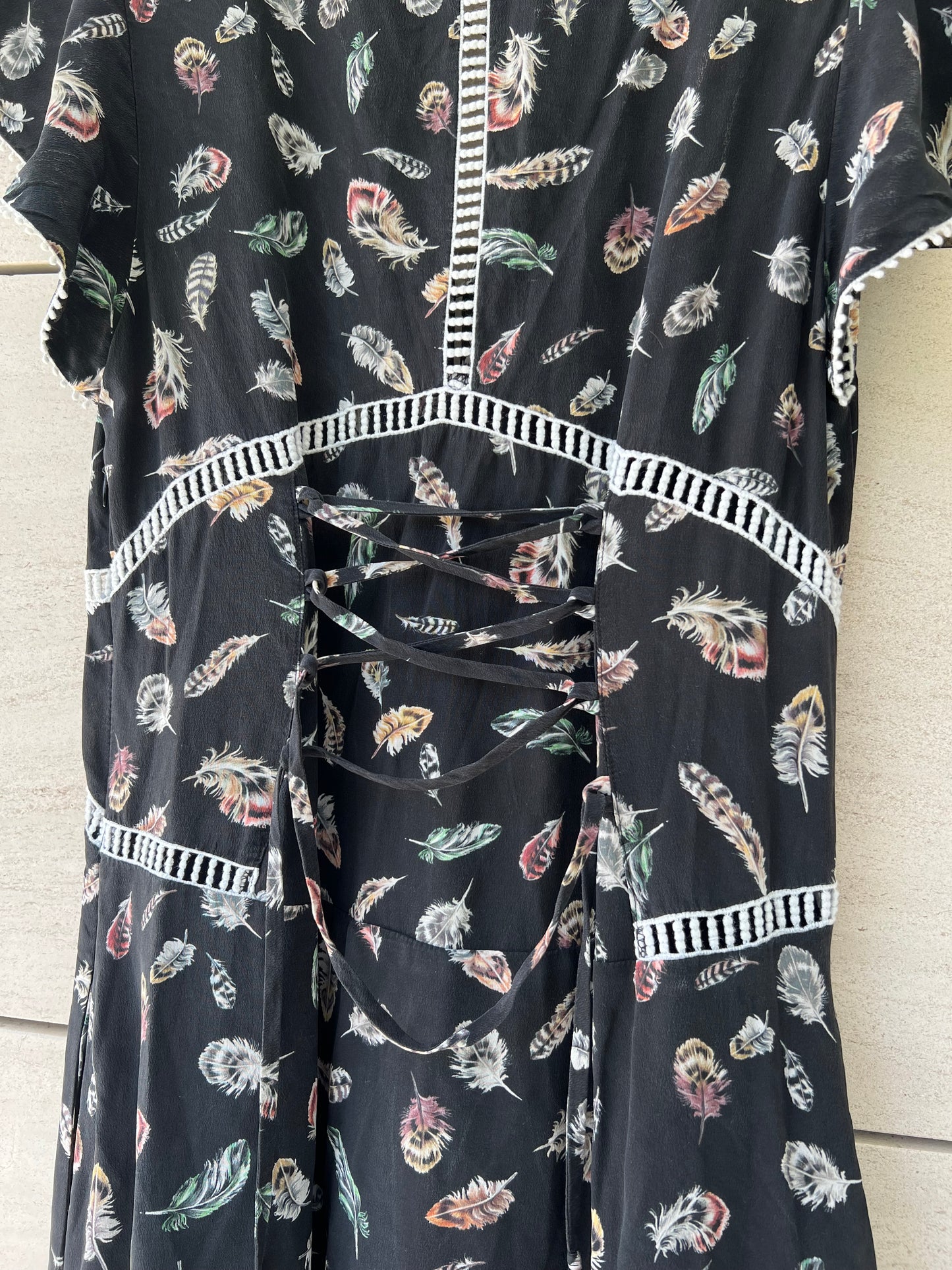 THE KOOPLES. Vestido largo seda T.s