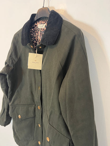 ATELIER EVENE. Dark olive green jacket. TS/M