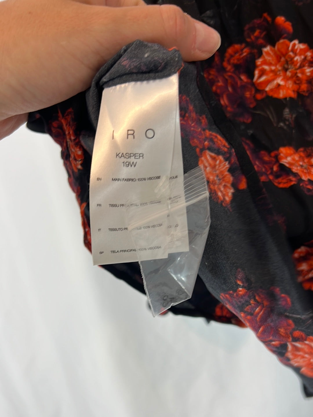 IRO. Short floral print skirt. Size 40