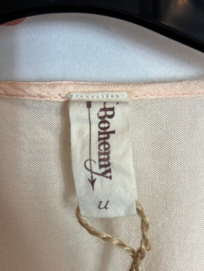 BOHEMY. Total look top y falda bordado y pedrería. T U (S)