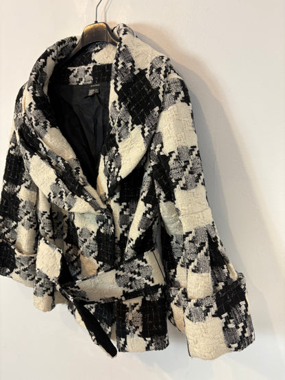 ZARA. Chaqueta cruzada pata de gallo