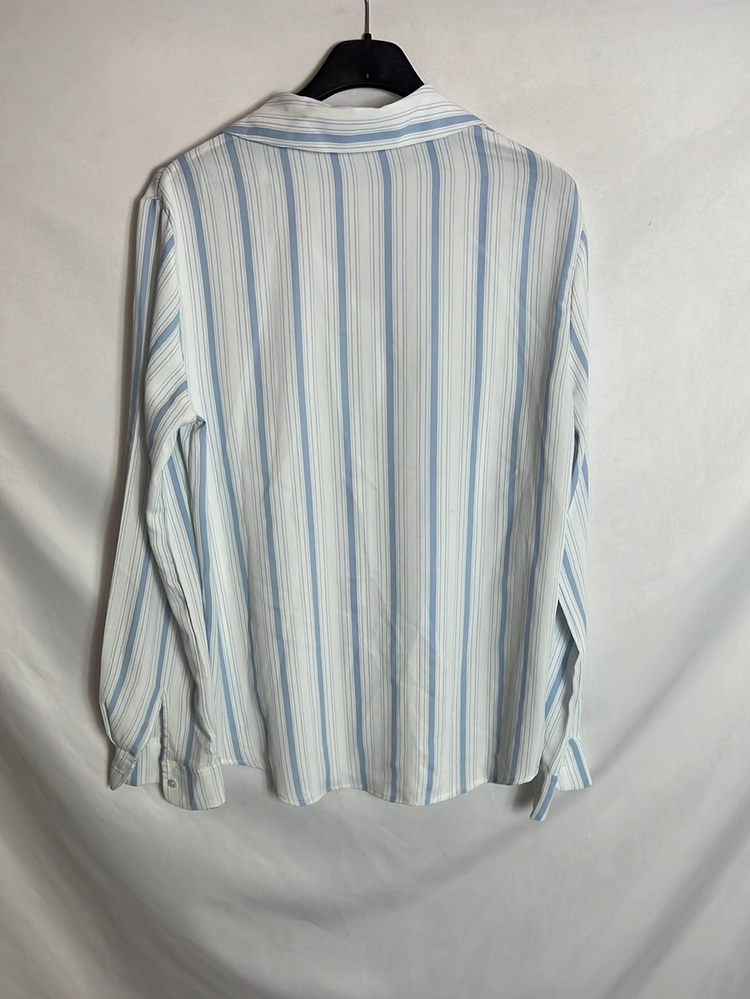 MANGO. Blusa fluida rayas. T S