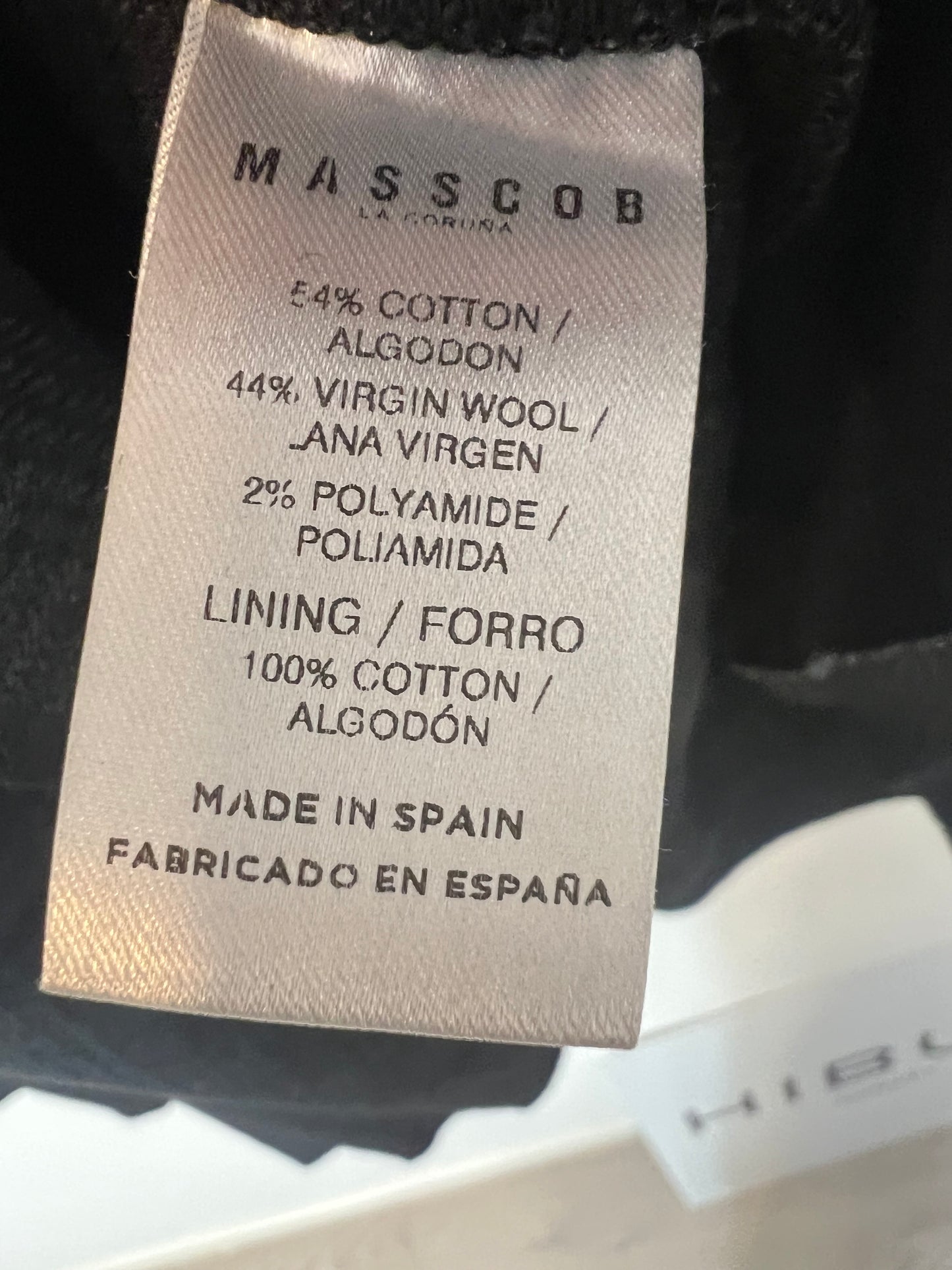 MASSCOB. Falda cuadros asimétrica mezclaT.36