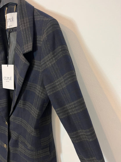 CUPLÉ. Blazer larga cuadros . T M
