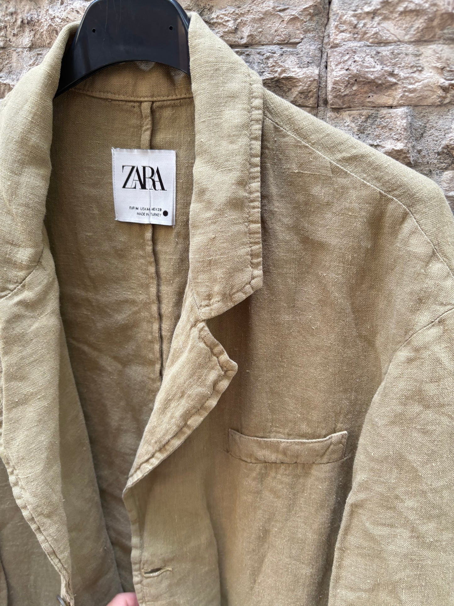 ZARA. Green linen jacket. TM