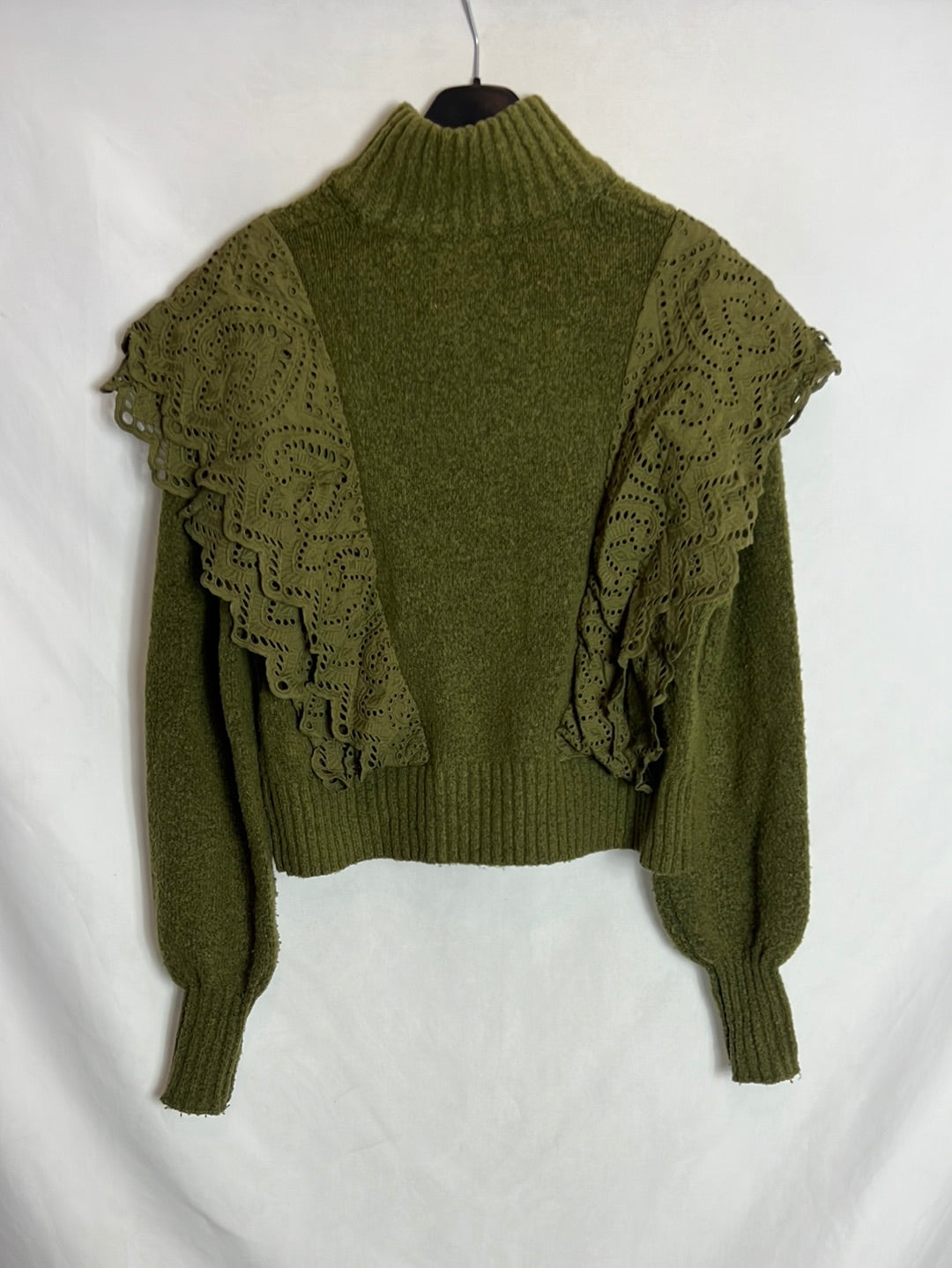 HIGH SPIRIT. Jersey detalles encaje T.m