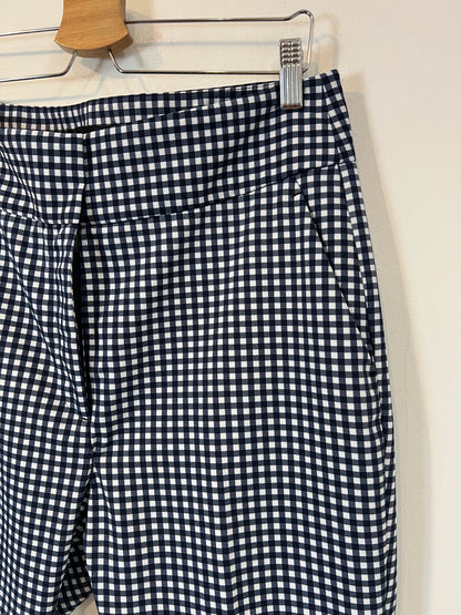ZARA. Blue checked trousers, size 44