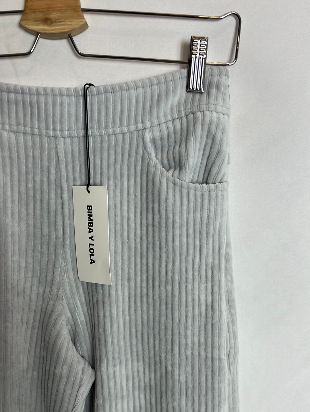 BIMBA Y LOLA. Light grey corduroy trousers size 34