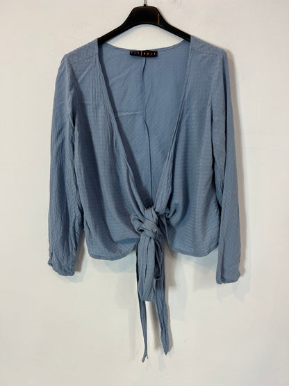 SPINNING TREES. Blue top with Your details(S)