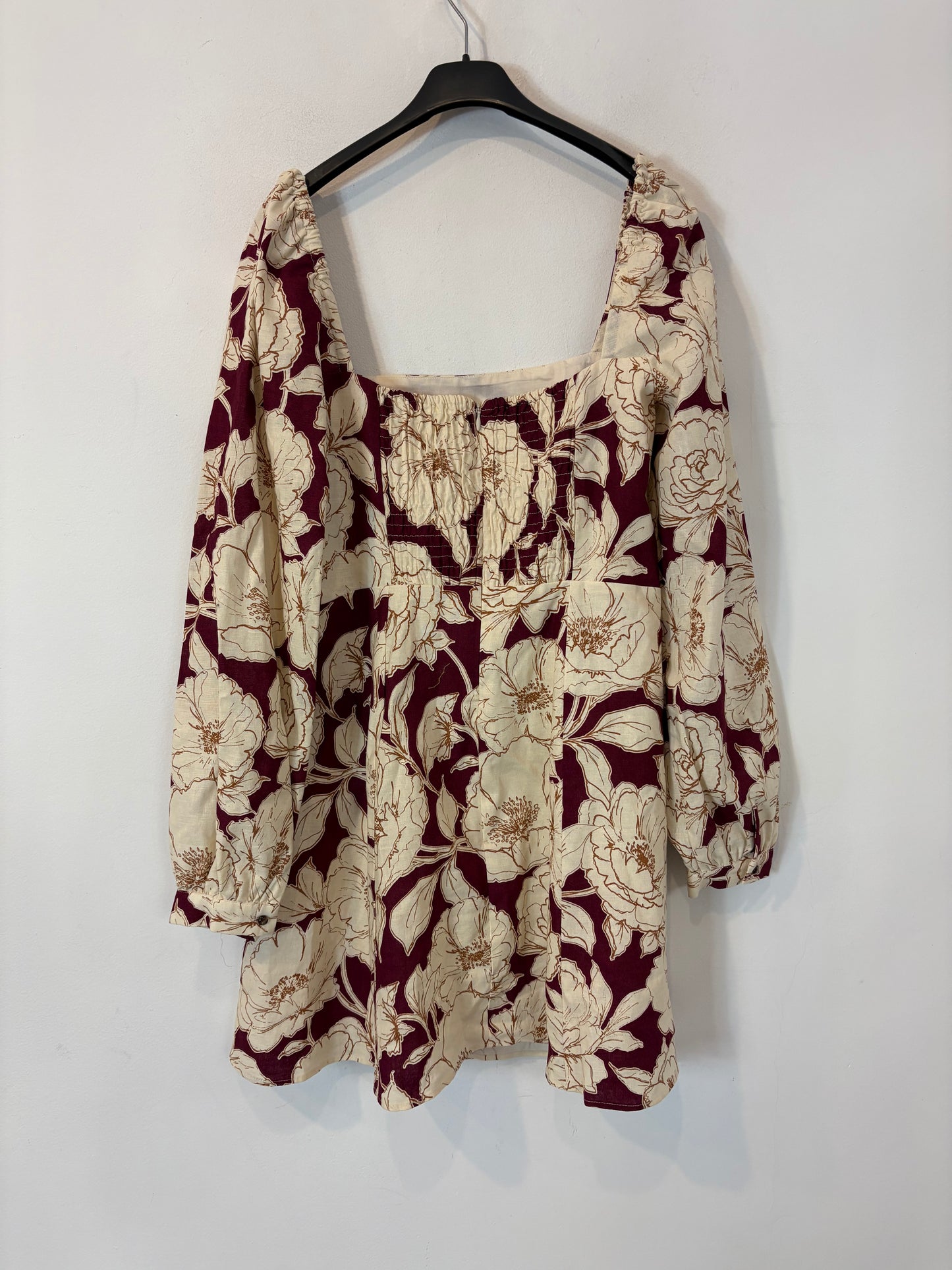 SÉZANE. Vestido corto estampado mezcla