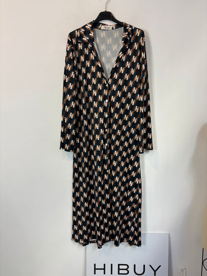 ALGO BONITO. Vestido/ chaqueta larga punto elástico