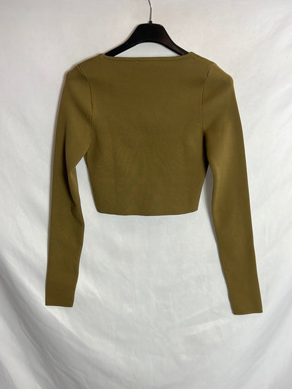 ZATA. Top verde licra T.s