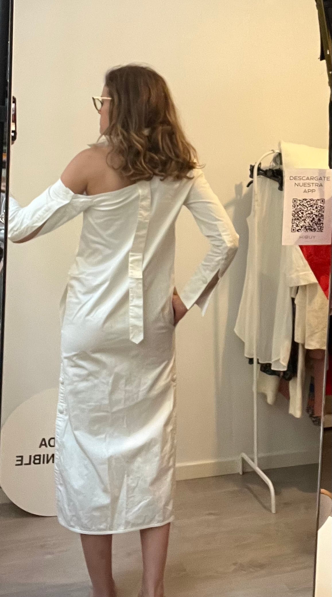 SILVIA TCHERASSI. White shirt dress. S XS