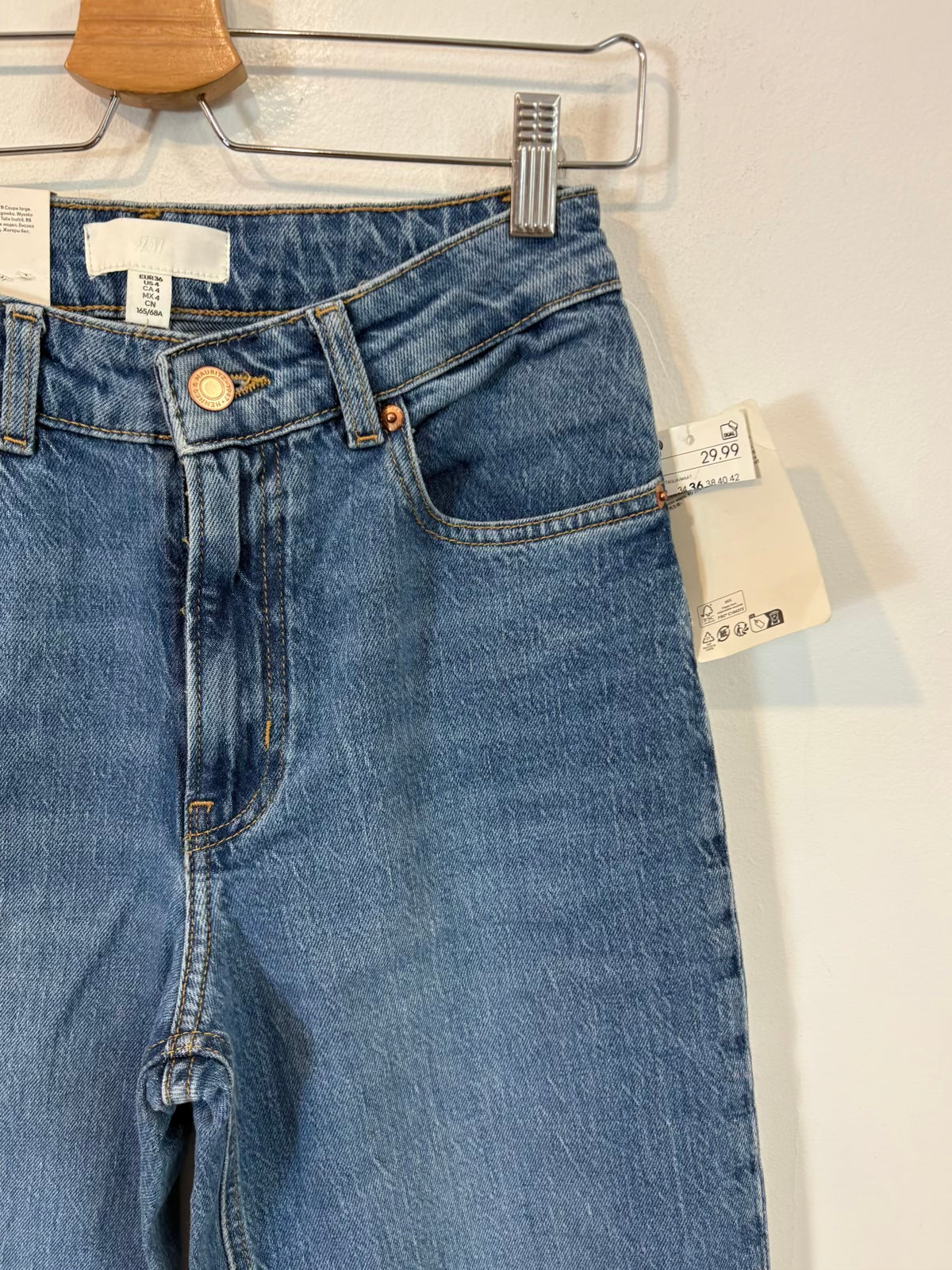 Denim ligero pata ancha