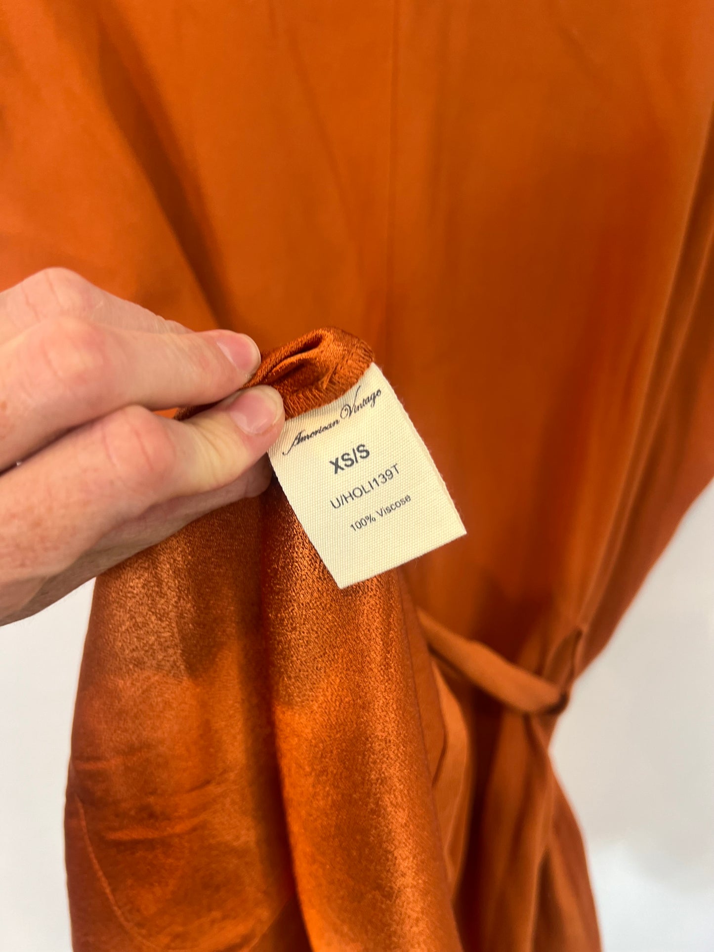 AMERINCAN VINTAGE. Chaleco fluido teja T.xs/s