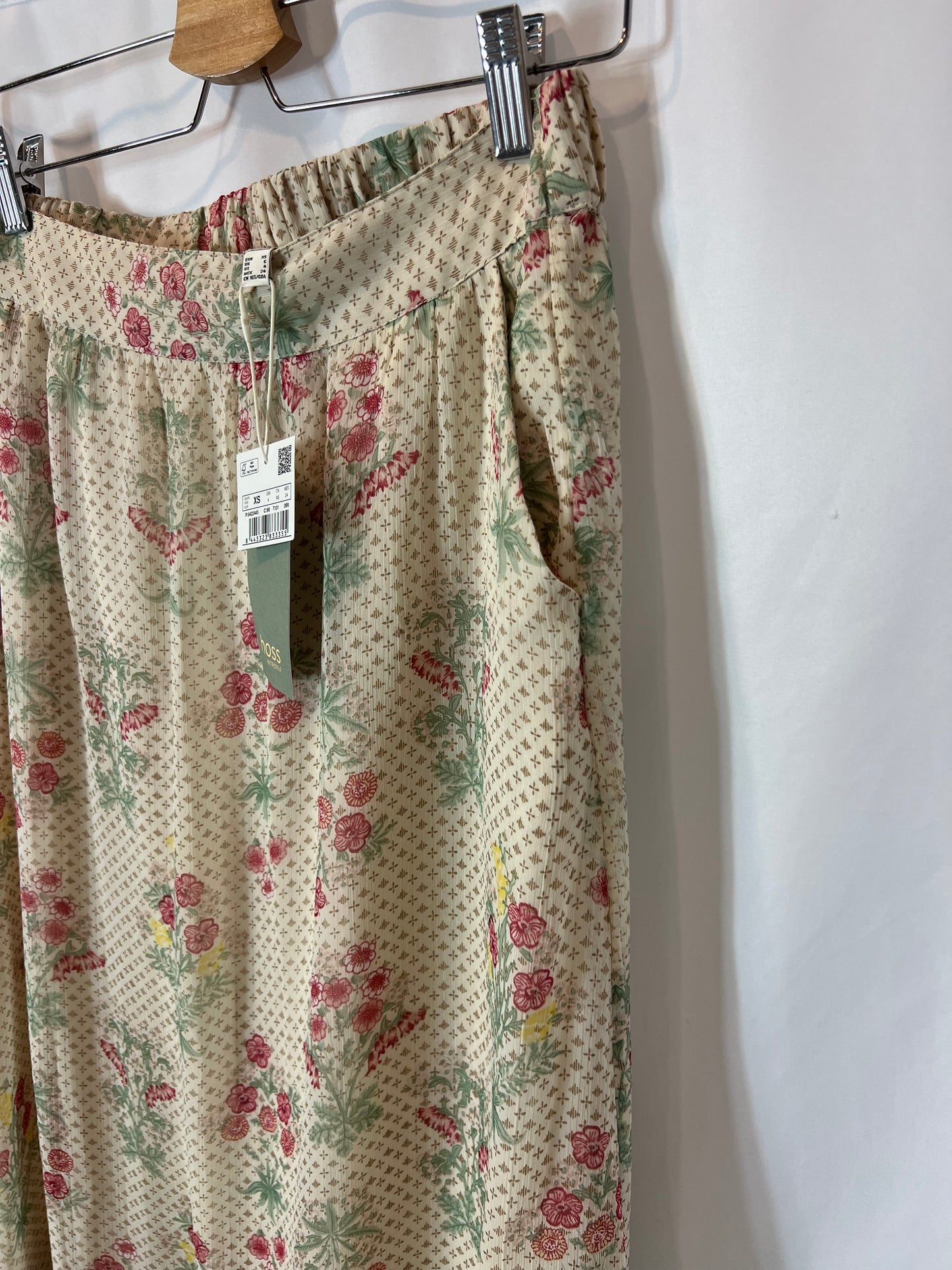 INTROPIA. Printed midi skirt T.xs