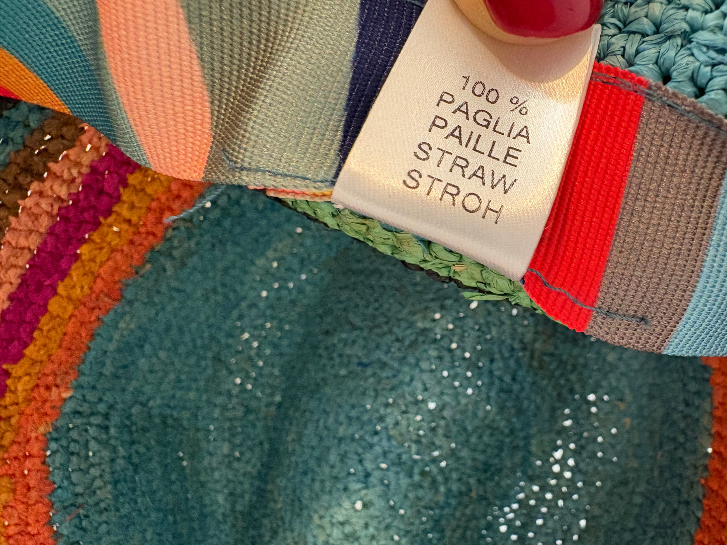 PAUL SMITH. Sombrero paja colores