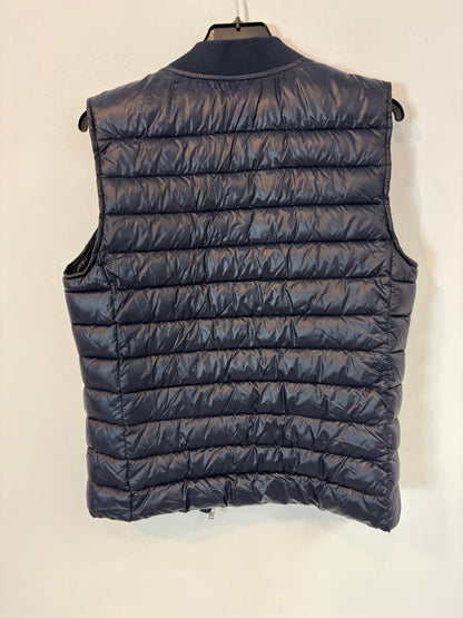 MANGO .Plumas sin mangas azul