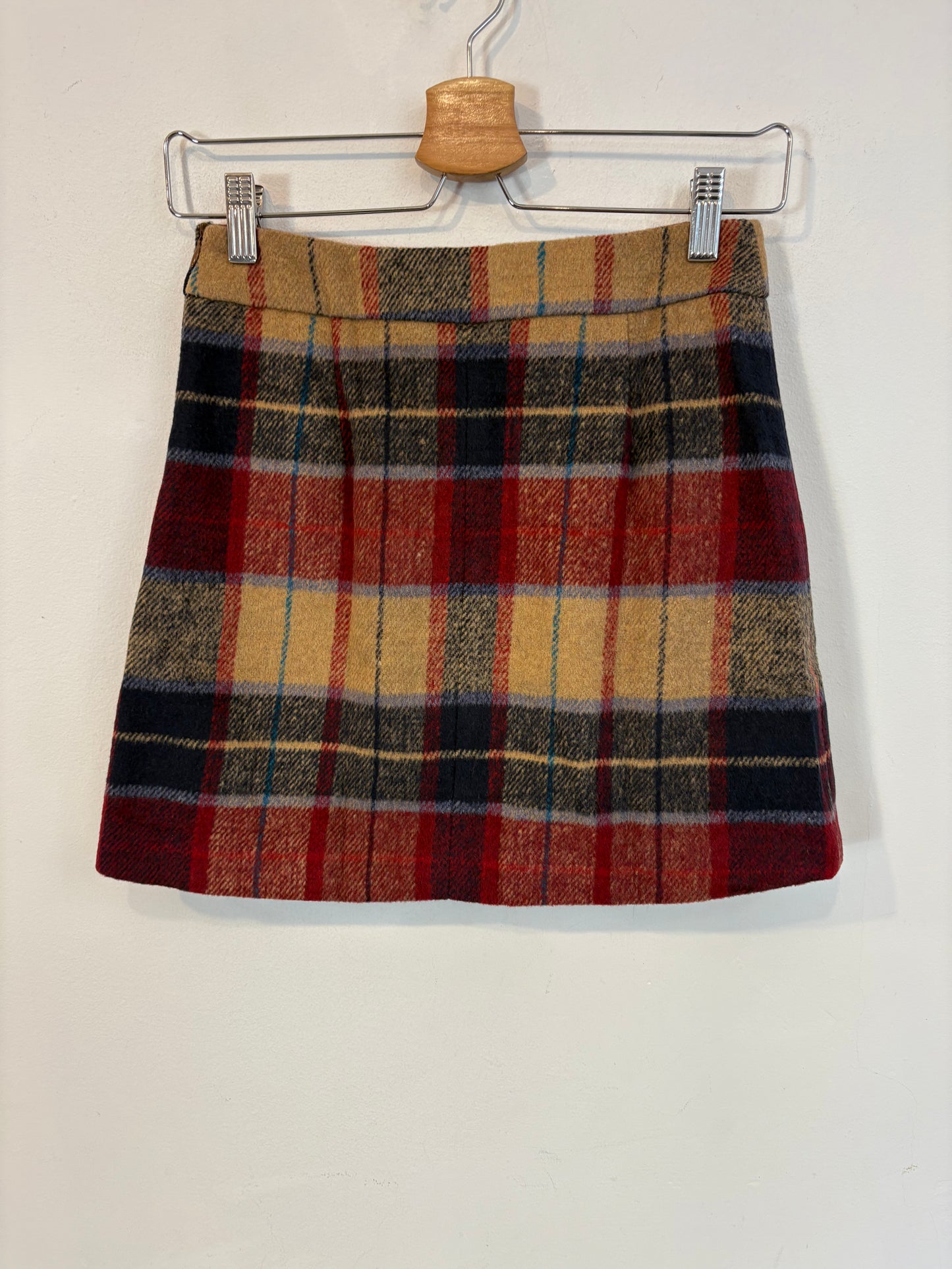 Falda cuadros cremallera