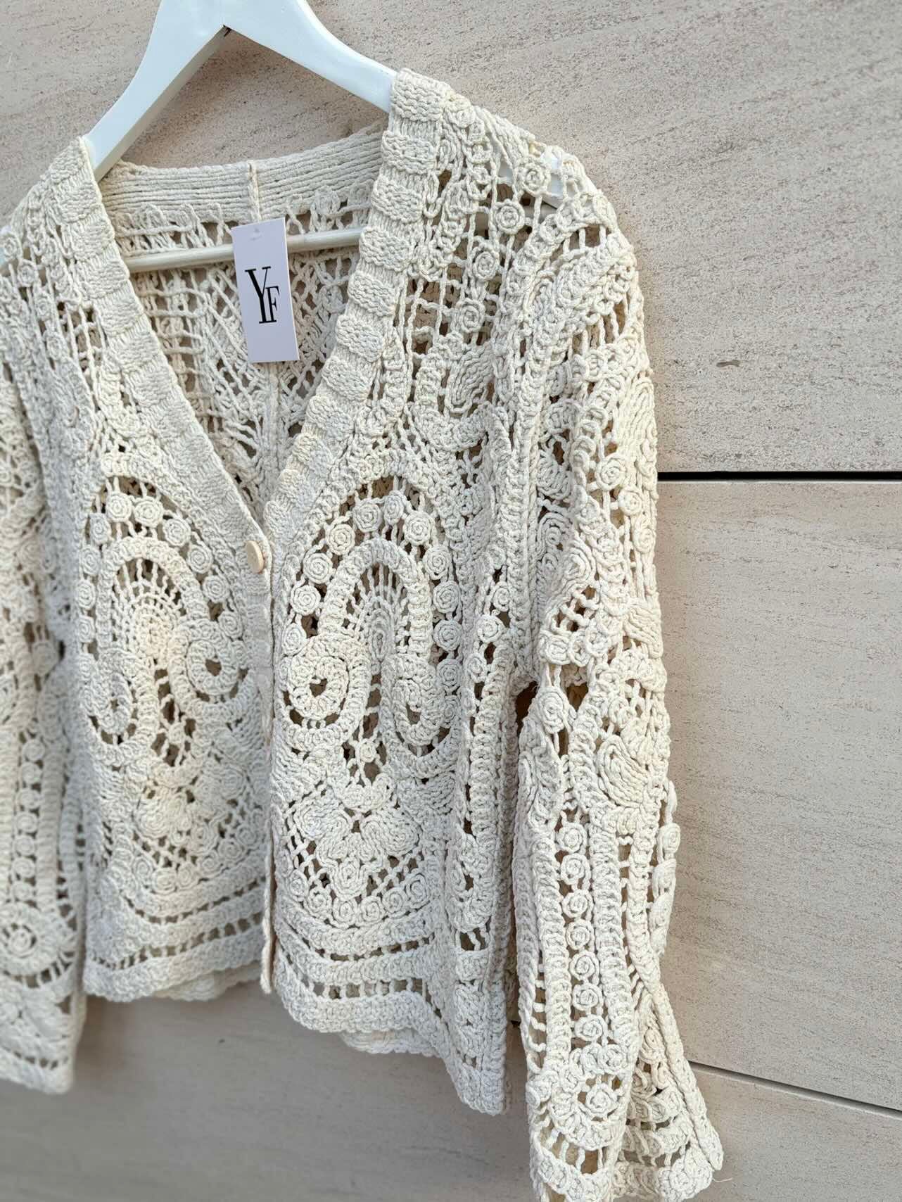 Chaqueta algodón beige