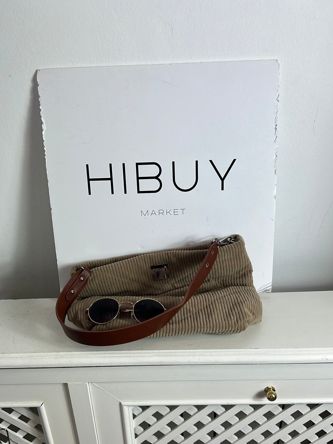 PARFOIS. Bolso pana beige