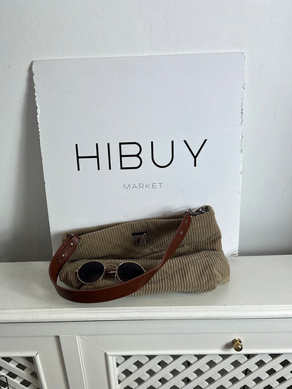 PARFOIS. Bolso pana beige