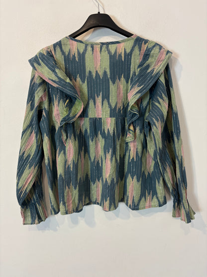 NÍCOLI. Blusa estampada hilos