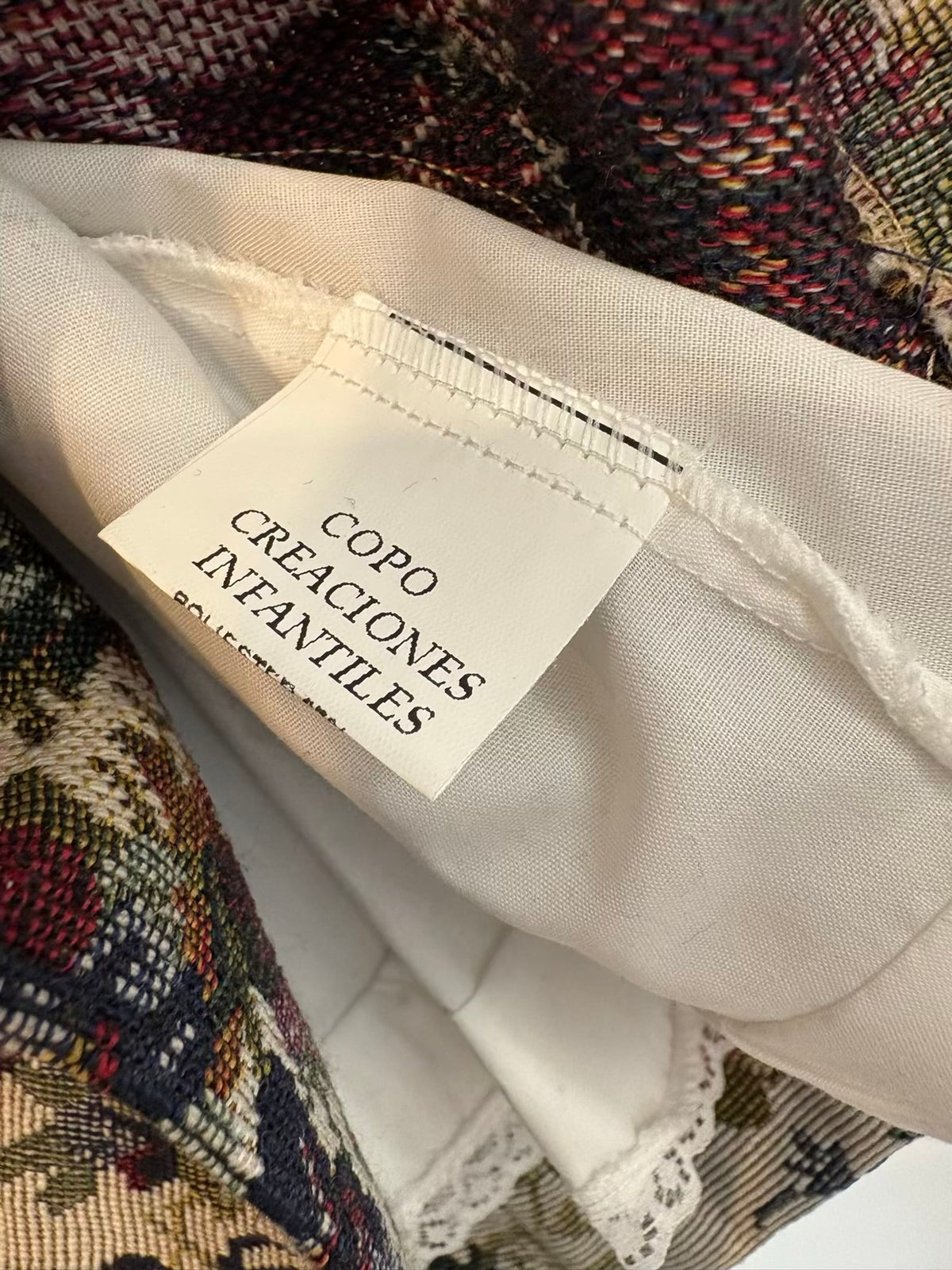 COPO CREACIONES. Vestido niña damita. T 1 año