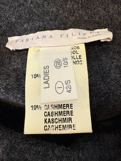 FABIANA FILIPPI. Vestido marengo cashmere