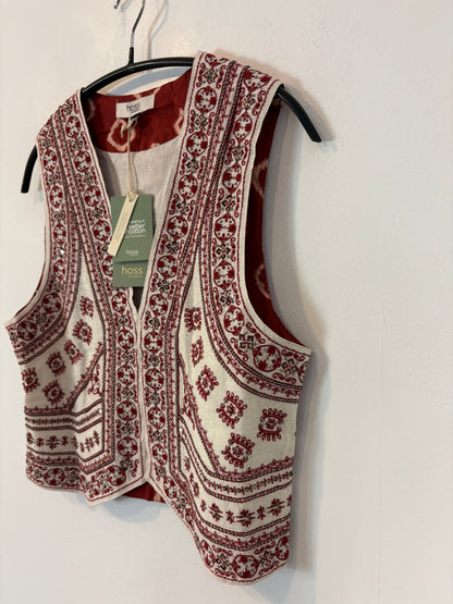 CHERRIES. Flowy purple top. Size XL