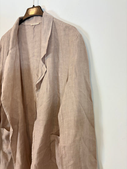 RENATTA&amp;GO. Tan beige linen blazer. TM