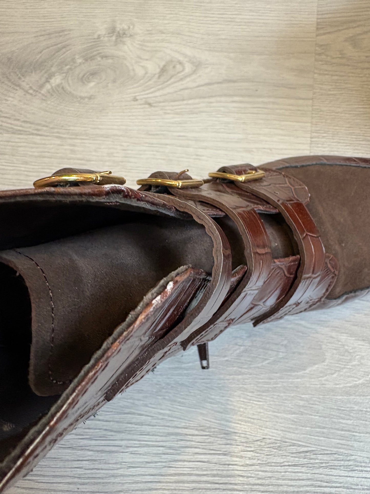 FRAMBUÁ. Botines piel hebillas. T 41