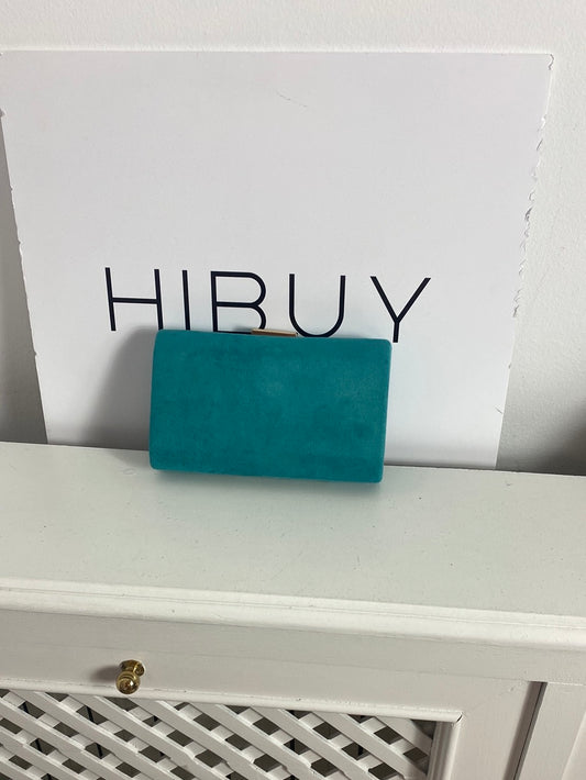 OTRAS. Bolso fiesta turquesa antelina