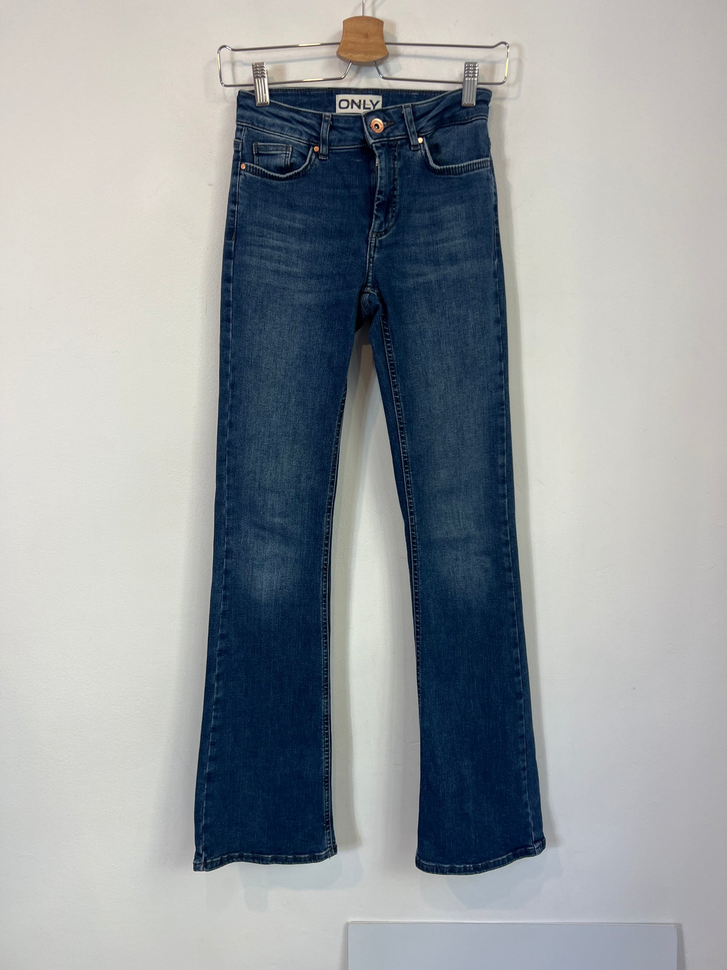 ONLY. Flared denim trousers size 32