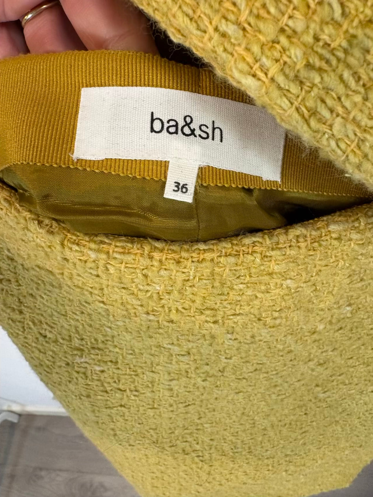 BA&SH. Conjunto mostaza tweed