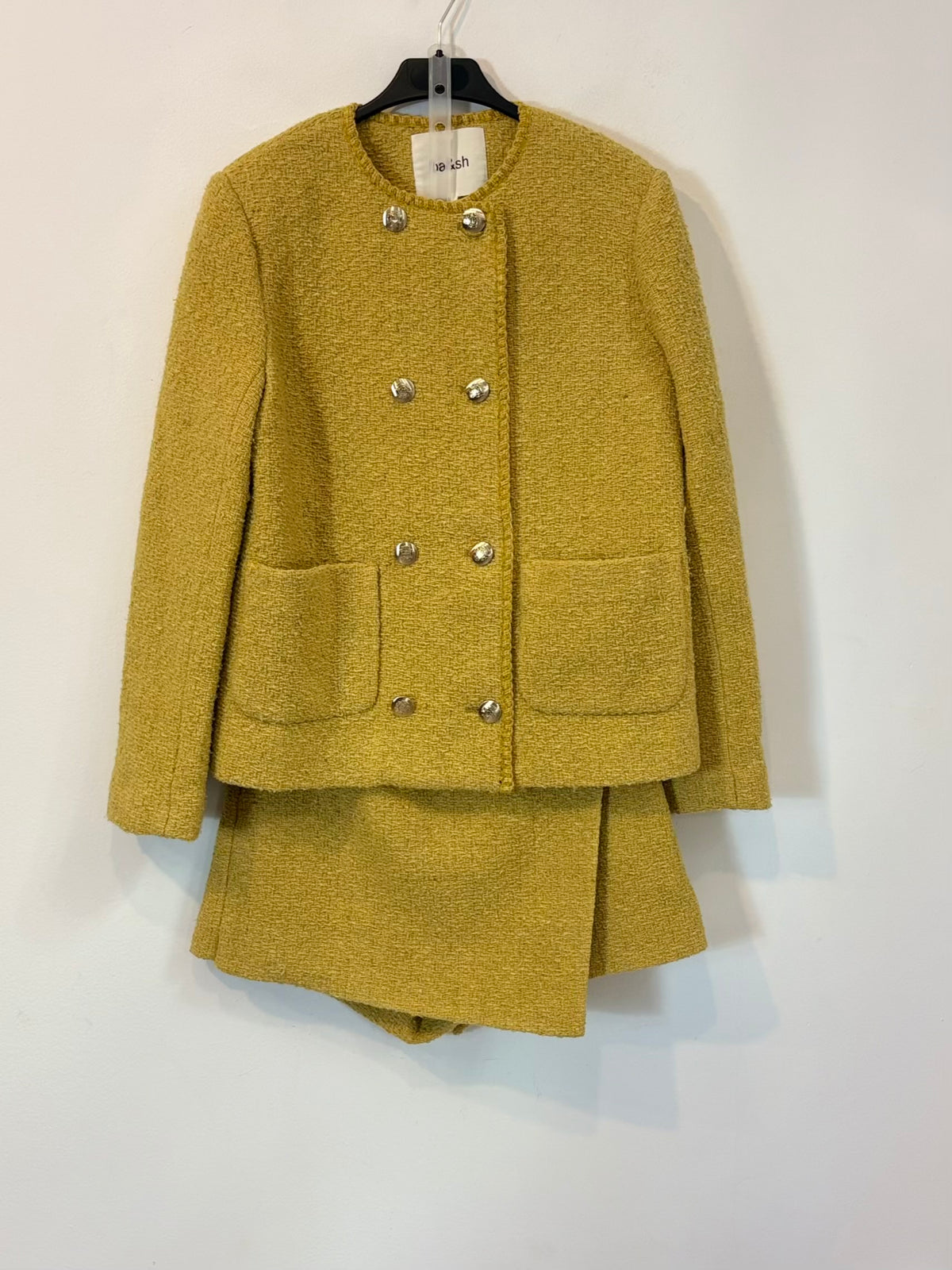 BA&SH. Conjunto mostaza tweed