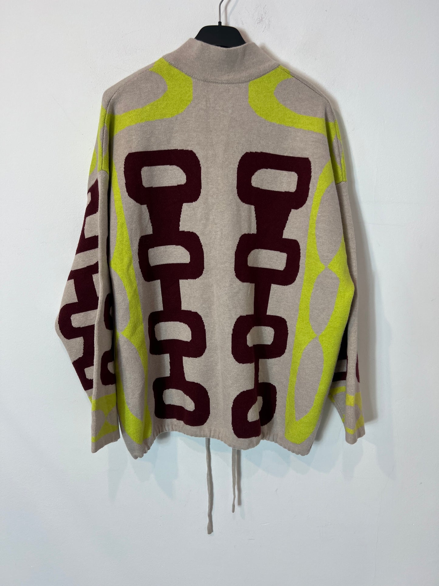 PARFOIS. Chaqueta punto estampada. TU(M)