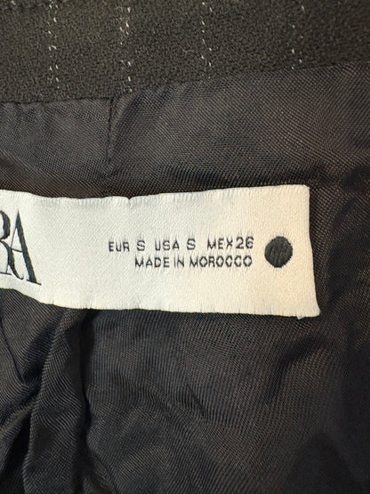 ZARA. Chaleco marengo raya