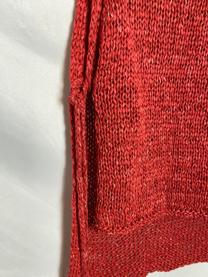 ZARA. Top punto naranja T.S