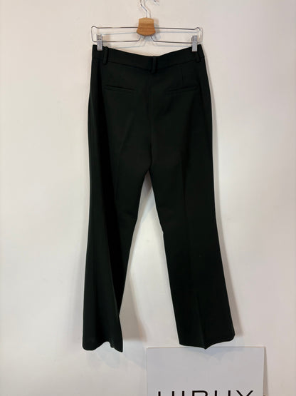 ZARA. pantalón fluido verde
