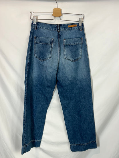SESSUN. Pantalón denim culotte T.38