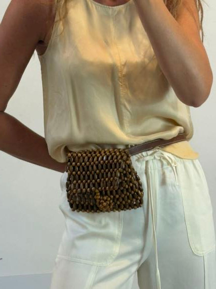 ZARA. riñonera/bolso  bolitas