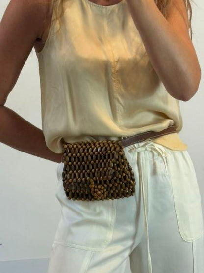 ZARA. riñonera/bolso  bolitas