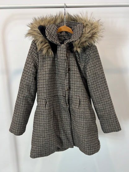 OTRAS. Abrigo niña cuadros. T 8 años