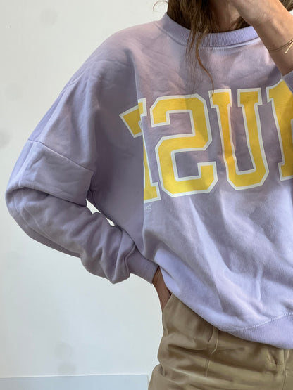 COLOURFUL REBEL. Sudadera morada letras. T M