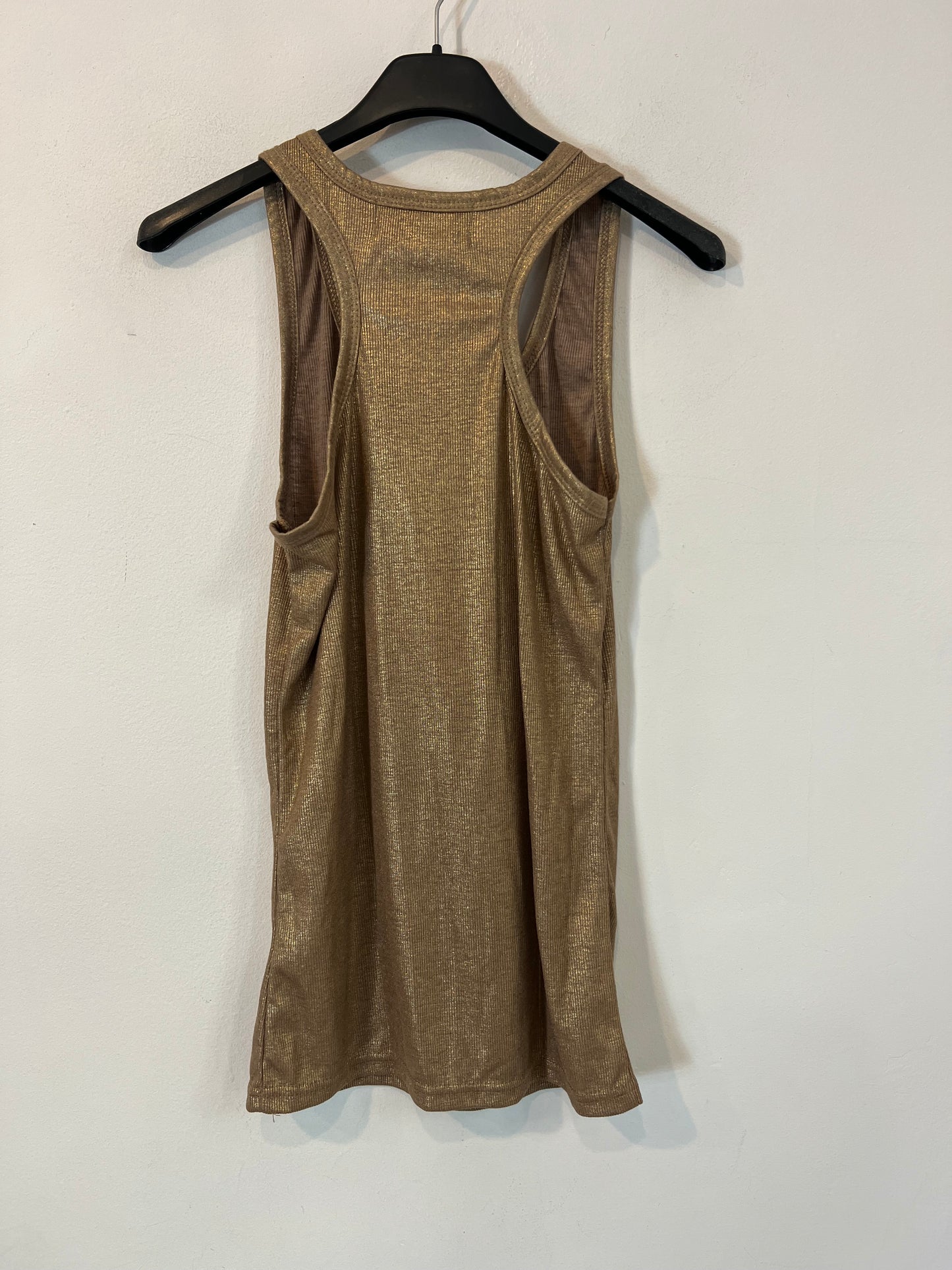 APPLETREE BOUTIQUE. Top dorado encerado T.u(s)