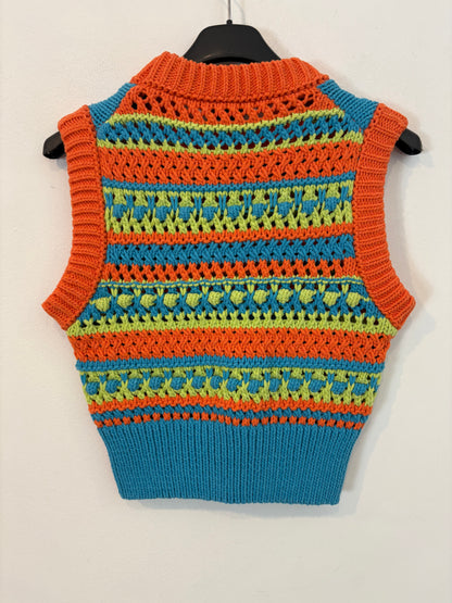 ZARA. Colorful knit top. TS