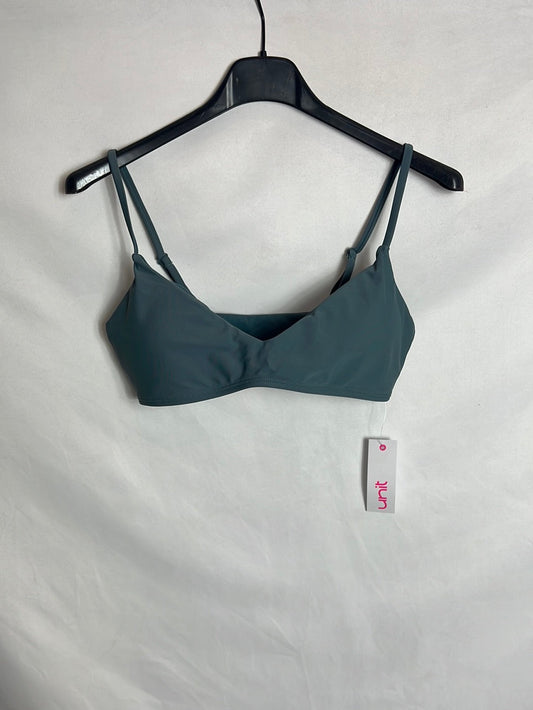 UNIT. Top bikini azul. T 36
